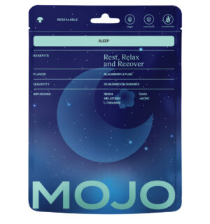mojo sleep gummies, blackberry plum (30 pack)